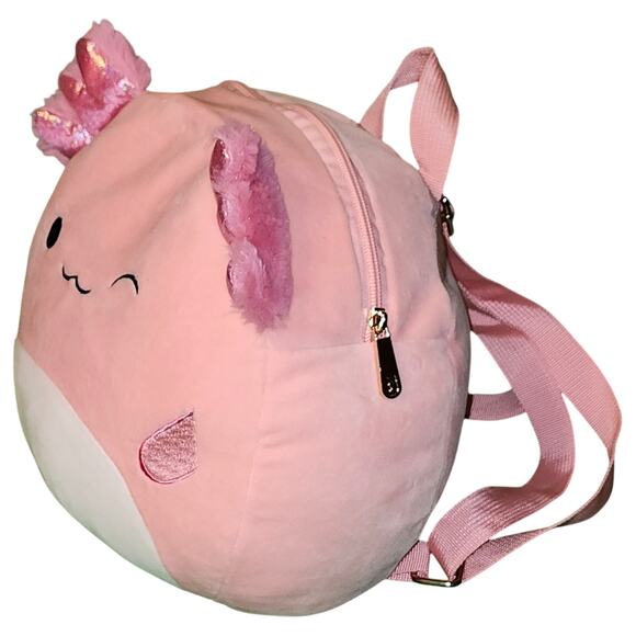 RARE Squishmallows Winking ARCHIE Axolotl Plush Backpack PRIMARK EXCLUSIVE NWT - Picture 9 of 10